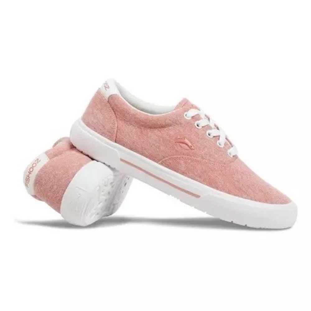 Fishooz Sunwashed Lace Fishing Shoes Coral White Women's 9 Slip Resistant